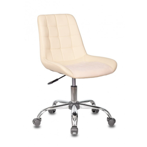 Кресло Бюрократ CH-350SL/Ivory искусст.кожа/ткань светло-бежевый