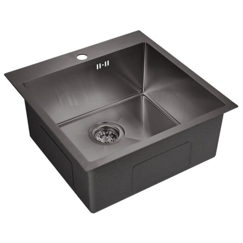 Мойка Emar EMB-117A PVD Nano Dark нерж, вороненая сталь