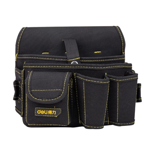 Поясная сумка монтажника электрика DELI DL-P5 111150 для инструмента с ремнем 270x190x140мм