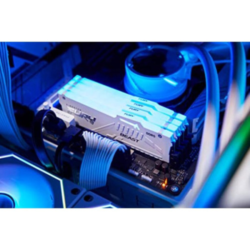 ОЗУ Kingston Fury Beast KF564C32BWEAK2-32 DDR5 - 2x 16ГБ 6400МГц, DIMM, White, Ret