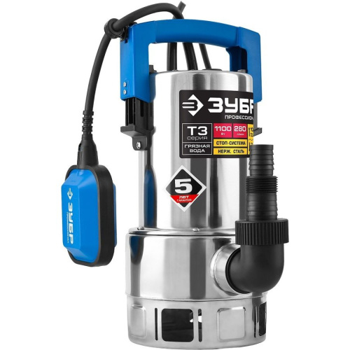 Насос дренажный ЗУБР НПГ-М3-1100-С