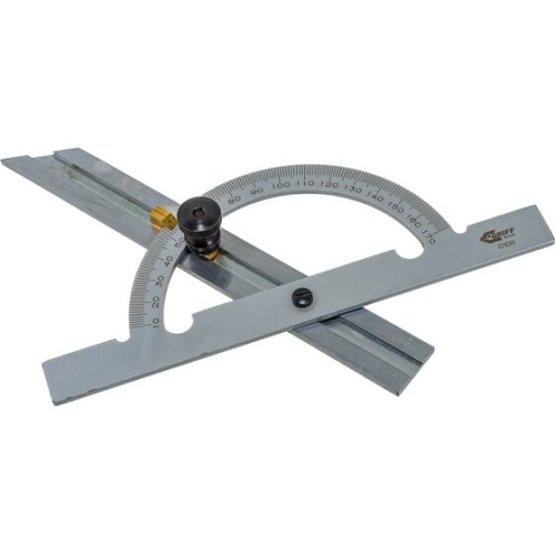 Угломер-транспортир GRIFF D143005 0-180, d=100мм, L=150мм