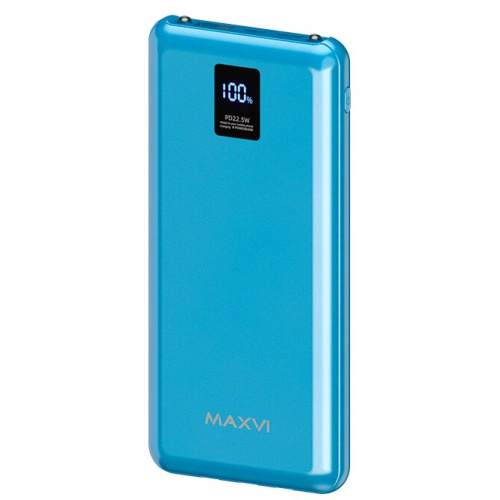 Внешний аккумулятор Maxvi PB10-11 10000мАч blue