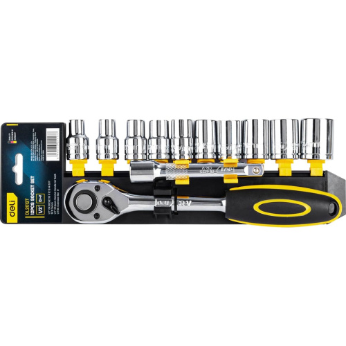 Набор торцевых ключей Deli DL2012T 98329 1/2 12 шт