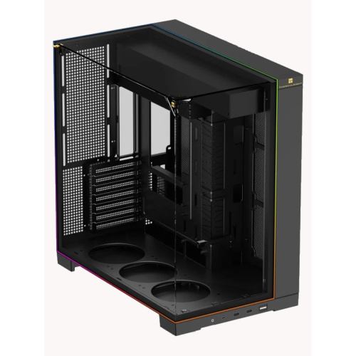 Корпус Thermalright TR-A70 ARGB (TRA70AB) / Black / TG / ARGB Strip / USB Type-C / W/O fans / ATX