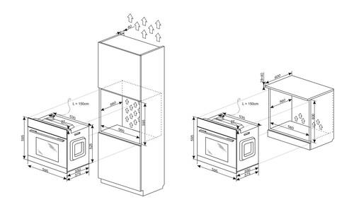 Электрический духовой шкаф Hansa BOEW694000 белый