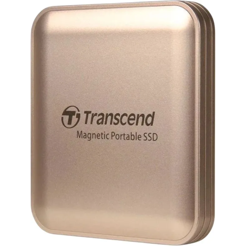SSD Transcend ESD420 (TS1TESD420G) 1TB USB 3.2 Gen 2.2 Type-C (R/W - 2000/2000 MB/s) Champagne Gold MagSafe