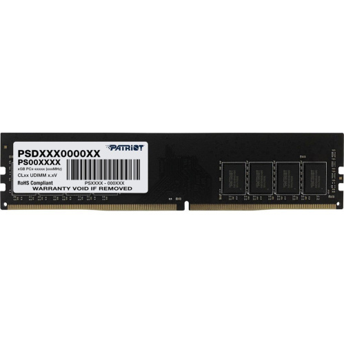 ОЗУ PATRIOT PSD416G320081 Signature Line DDR4 Module capacity 16Гб 3200 МГц Множитель частоты шины 22 1.2 В