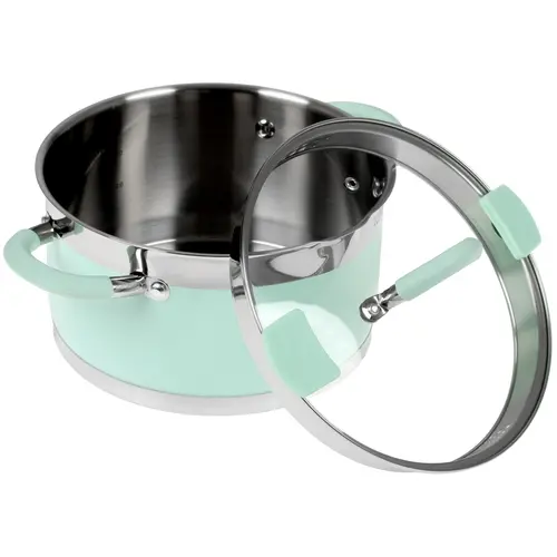 Кастрюля LARA LR02-543 Mint нерж 4,4л
