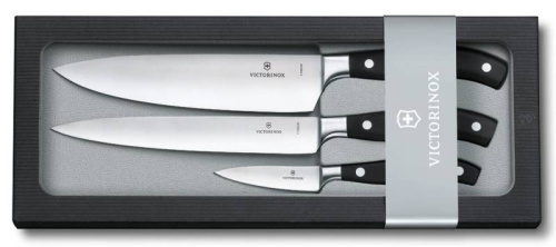 Набор ножей Victorinox Forged Chefs (7.7243.3) 3шт черный