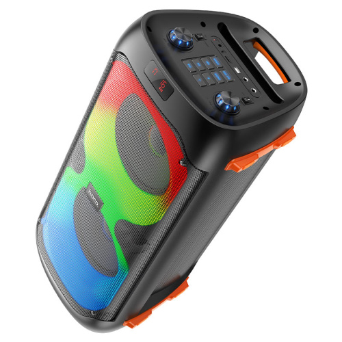 Портативная колонка HOCO BS53 Manhattan wireless dual mic outdoor, black