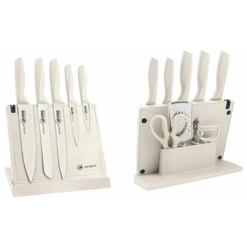 Набор ножей и кухонных аксессуаров ZEIDAN Z-3120 11 предметов