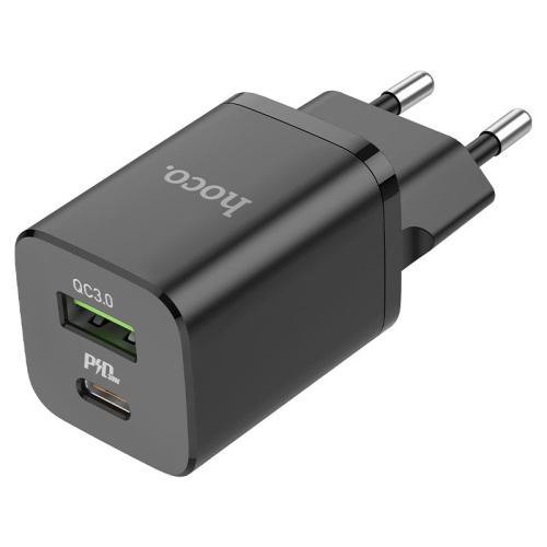 СЗУ HOCO N13 Bright PD30W+QC3.0 charger(EU) (чёрный)