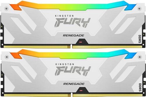 Оперативная память Kingston Fury Renegade White RGB [KF576C38RWAK2-32] 32 ГБ