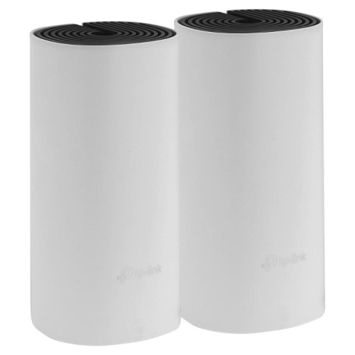 Бесшовный Mesh роутер TP-Link Deco E4 (DECO E4(2-PACK)) AC1200 10/100BASE-TX белый (упак.2шт)