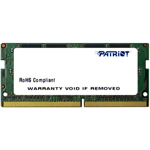 ОЗУ Patriot PSD416G24002S DDR4 16Gb 2400MHz RTL PC4-19200 CL17 SO-DIMM 260-pin 1.2В dual rank