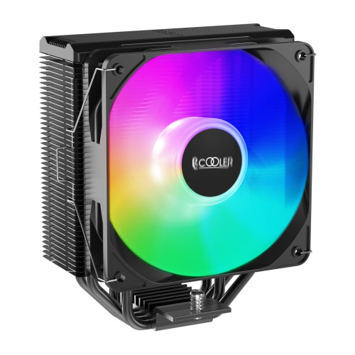 Кулер PCCooler Paladin EX400S S115X/1200/1700/AM4 (TDP 180W, 120mm PWM LED FAN, 4 тепловые трубки 6мм, 800-1800RPM, 28,6dBa)