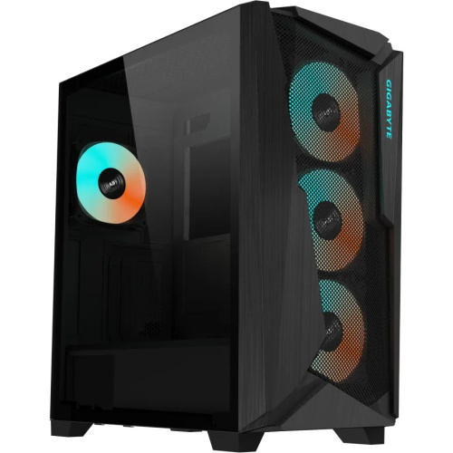 Корпус Gigabyte C301 Glass Black (GB-C301G) MidTower, ATX, USB-C x1, USB3.0 x2, Audio I/O, GPU 400mm, TG
