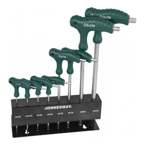 Набор ключей шестигранных Jonnesway H10MB08S (48068) угловых двусторонних