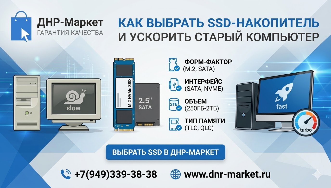 Как выбрать SSD-накопитель и ускорить старый компьютер. Как выбрать SSD-накопитель и ускорить старый компьютер.