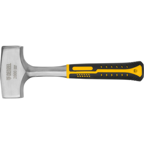 Кувалда Denzel 11013 2кг, цельнометаллическая, двухкомпонентная рукоятка