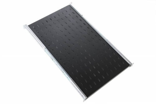 Полка выдвижная ЦМО ТСВ-45-9005 черный нагр.30кг 19" 455мм (1шт)