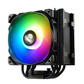 Кулер Alseye ETS-T50A-BK-ARGB Universal, TDP 230W, 500-1600 RPM, 23.81-71.32CFM, 14-24dB(A), Black, ARGB, RTL