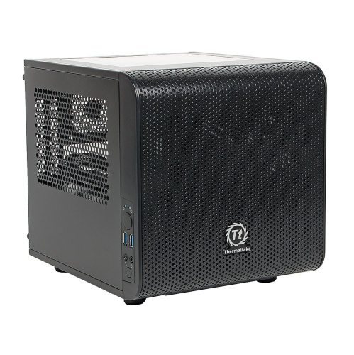 Корпус Thermaltake Core V1 черный (CA-1B8-00S) без БП miniITX 1x200mm 2xUSB3.0 audio bott PSU