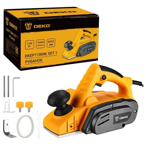 Рубанок Deko DKEP1100W Set1 (083-1074)
