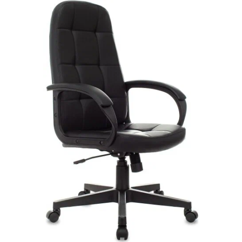 Кресло руководителя Бюрократ CH 002 Fabric черный 3C11 крестов. пластик