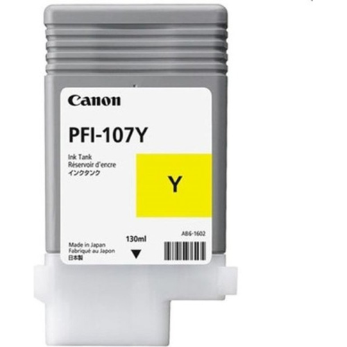 Картридж струйный Canon PFI-107Y 6708B001 желтый (130мл) для Canon iP F680/685/780/785