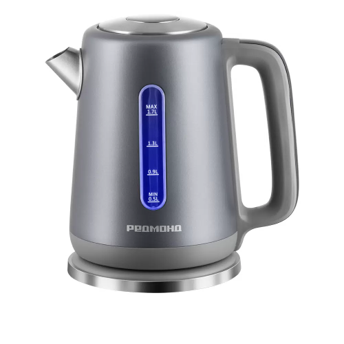 Электрочайник Redmond KM238 серо-голубой