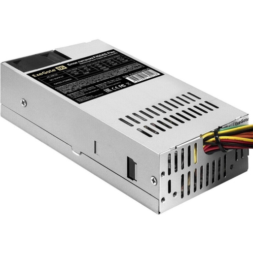 Блок питания ExeGate F450AS (EX292234RUS) 450W Flex ATX, for ITX case, APFC, (80 Plus), 4cm fan, 24pin, 4+4pin, 3xSATA, 2xIDE
