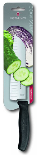 Нож кухонный Victorinox Swiss Classic (6.8523.17B) сантоку черный