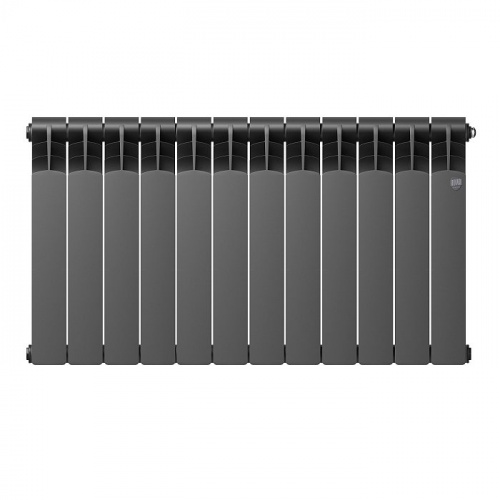 Биметаллический радиатор отопления  Royal Thermo Revolution Bimetall 500 2.0 12 Секций Noir Sable