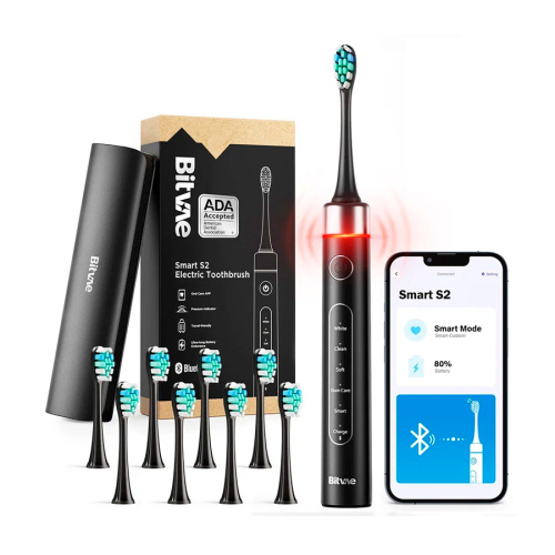 Электрическая зубная щетка Bitvae S2 Toothbrush (S2 Black) черная