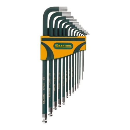 Набор ключей шестигранных KRAFTOOL Industrie (27444-H13) длинных 13 шт.