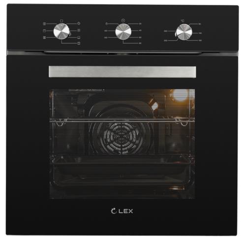 Электрический духовой шкаф LEX EDM 073 BL черный