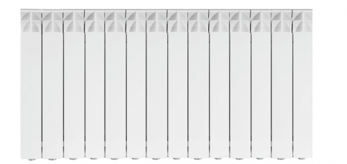 Алюминиевый радиатор отопления Fondital B4 350/100 Aleternum Bianco (14 секций)