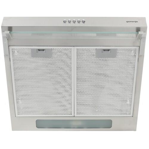 Вытяжка подвесная Gorenje WHU529EX/M серебристый/прозрачный