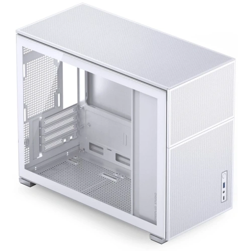 Корпус Jonsbo D31 Mesh White без БП, боковая панель из закаленного стекла, mini-ITX, micro-ATX, белый