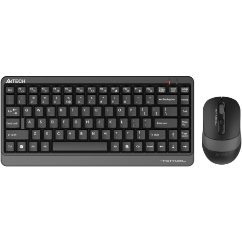 Клавиатура + мышь A4Tech Fstyler (FG1110 GREY) клав черный/серый мышь черный/серый USB беспроводная