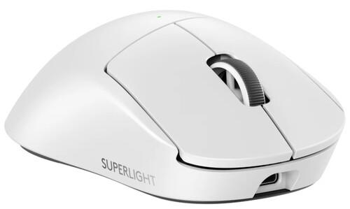Мышь беспроводная/проводная Logitech G PRO X Superlight 2 Dex [910-007365] белый