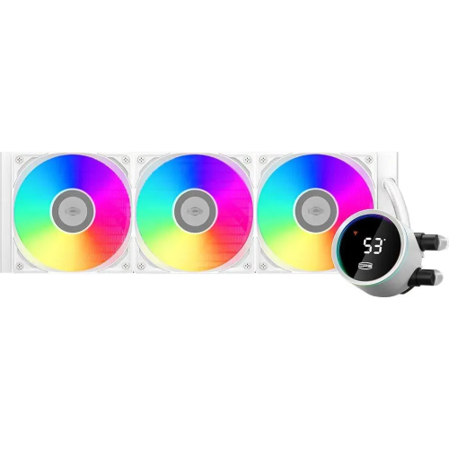 СВО PcCooler DA360 Pro Digital WH ARGB (DA360PRO-WHAWXL-GL) Soc-AM5/AM4/1200/1700/1851 белый 4-pin Al LCD 300W Ret