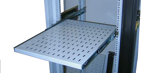 Полка выдвижная ЦМО ТСВ-45 серый нагр.30кг 19" 455мм (1шт)