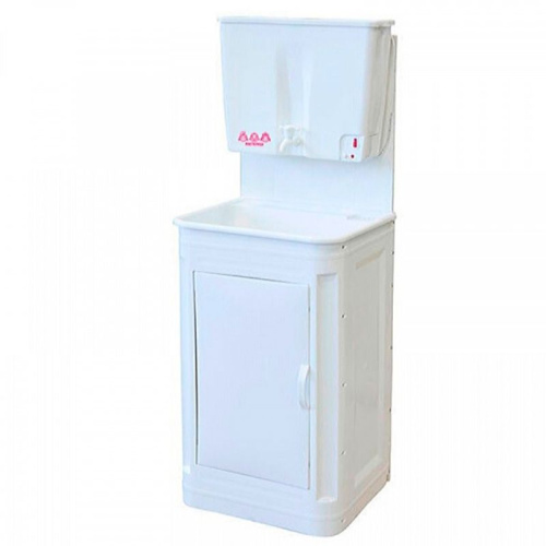 Умывальник Мастерица ЭВБО-17 с ЭВН, с пластиковой тумбой