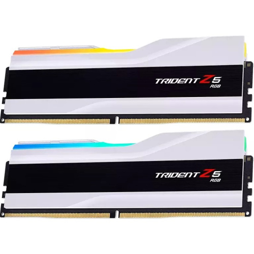 ОЗУ G.SKILL Trident Z5 RGB 64GB (F5-6000J3040G32GX2-TZ5RW) (2x32GB) DDR5 6000MHz CL30 (30-40-40-96) 1.4V / White