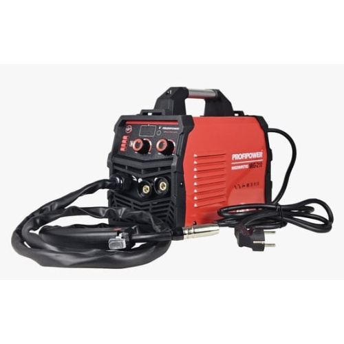 Сварочный полуавтомат инвертор PROFIPOWER MIG-210 (E0256) MIG/MMA/TIG 20-210A,140-240B, 0.8/1.0мм проволки