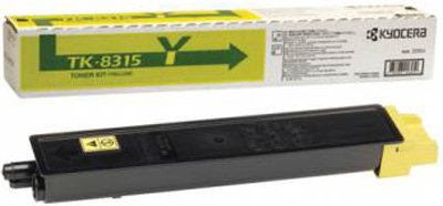 Тонер-картридж Kyocera 1T02MVANL0 TK-8315Y 6 000 стр. Yellow для TASKalfa 2550ci