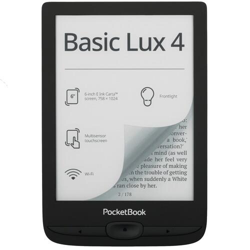 6" Электронная книга PocketBook 618 Basic Lux 4 черный